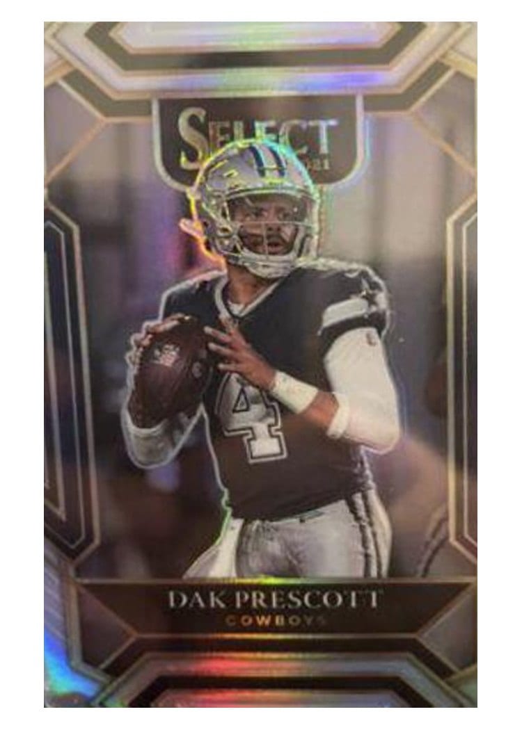 2021 Panini Select Base Set Dak Prescott Silver Die Cut #211 card