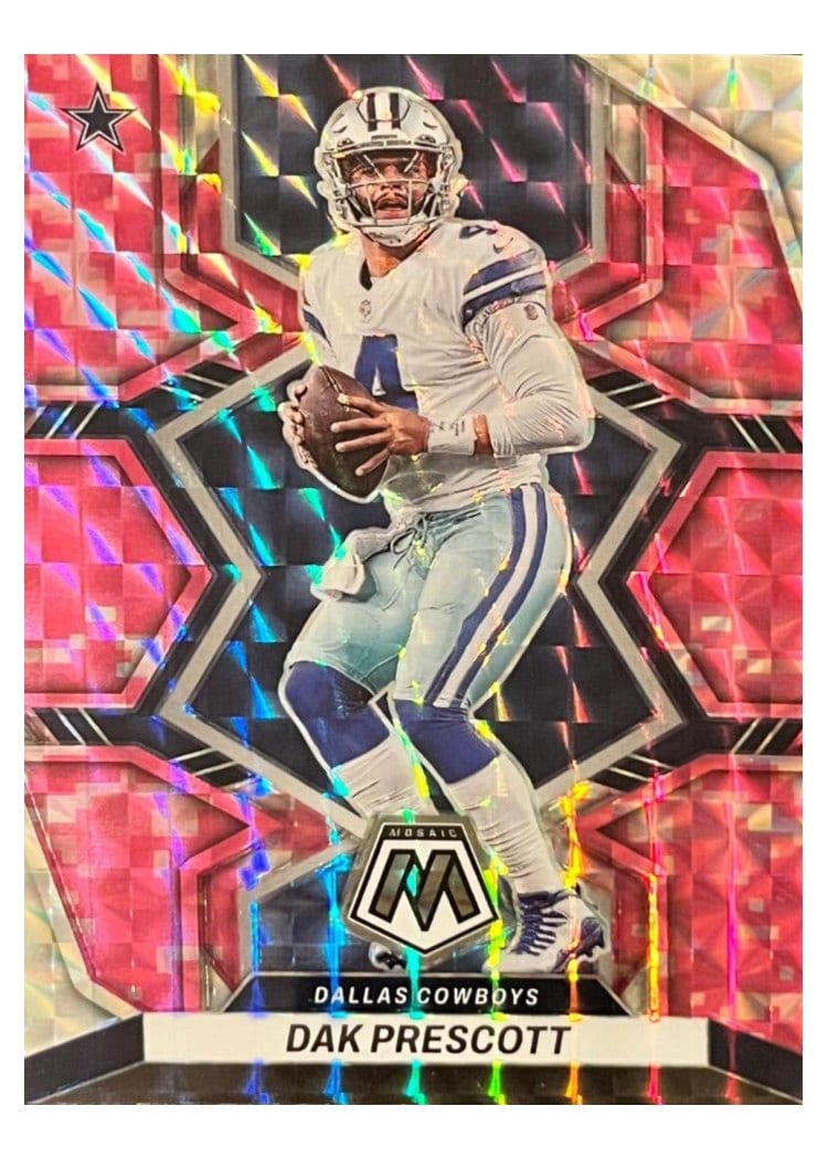 2022 Panini Mosaic Base Set Dak Prescott #52 card