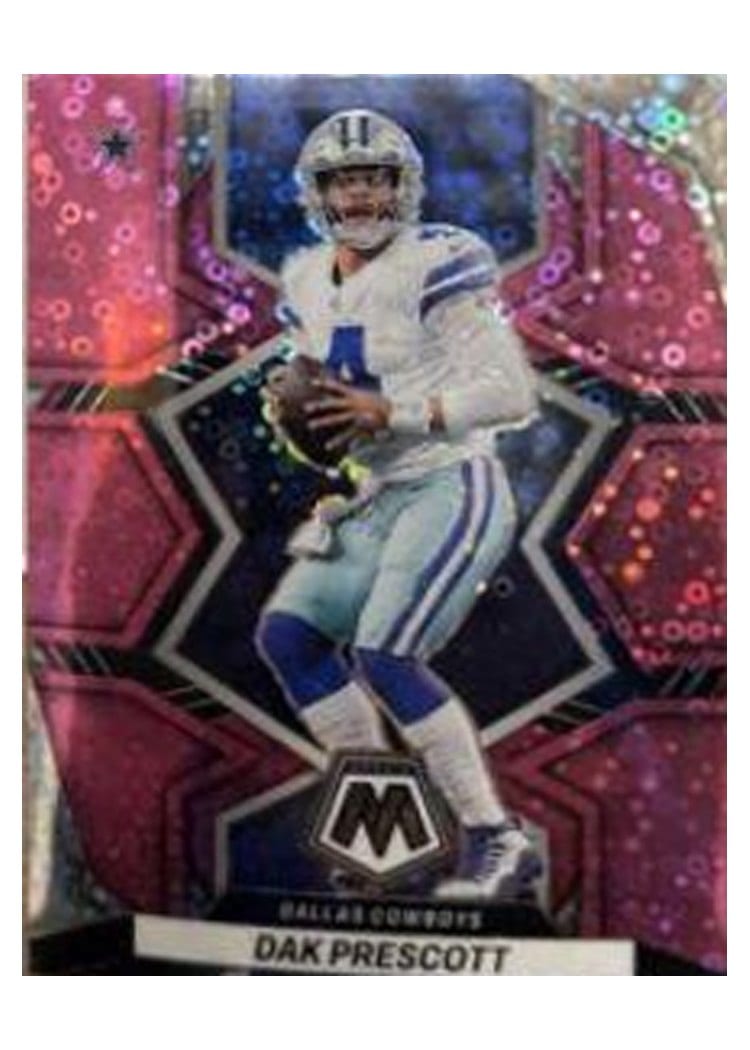 2022 Panini Mosaic Base Set Dak Prescott No Huddle Pink #52 card