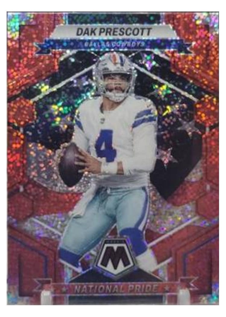 2023 Panini Mosaic Base Set Dak Prescott Red Sparkle #259 card