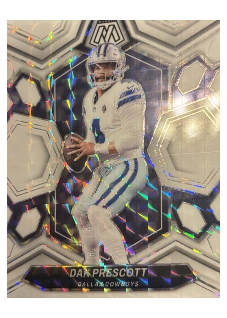 2024 Panini Mosaic Base Set Dak Prescott White #57 card