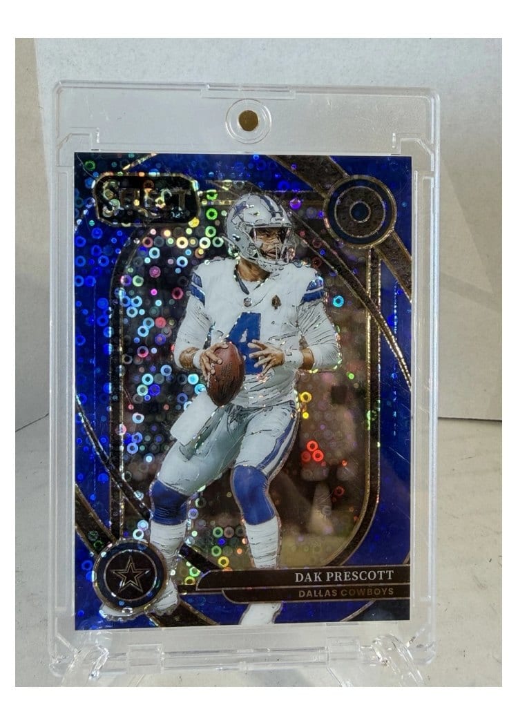 2024 Panini Select Base Set Dak Prescott Blue Disco Prizm #229 card