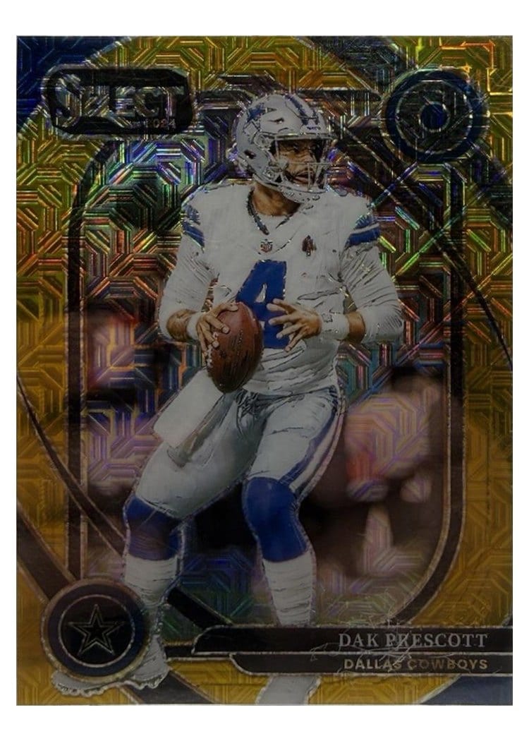 2024 Panini Select Base Set Dak Prescott Gold Prizm #229 card