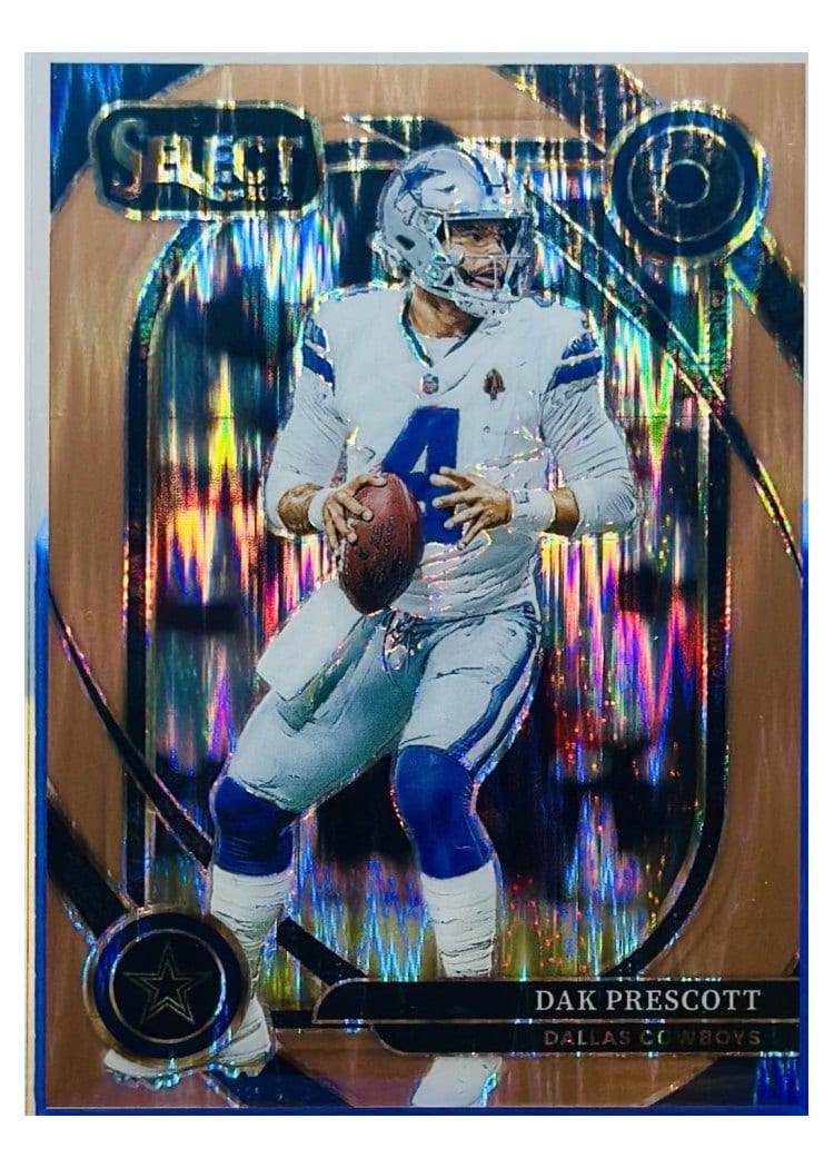 2024 Panini Select Base Set Dak Prescott Copper Prizm Shock #229 card