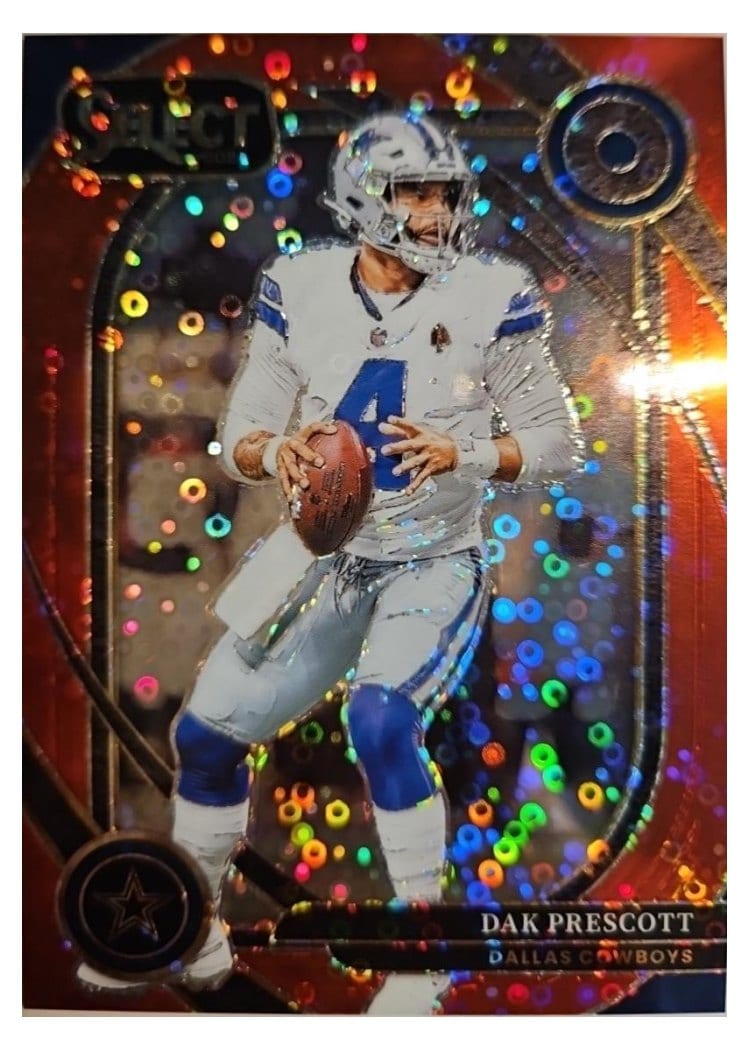2024 Panini Select Base Set Dak Prescott Red Disco Prizm #229 card