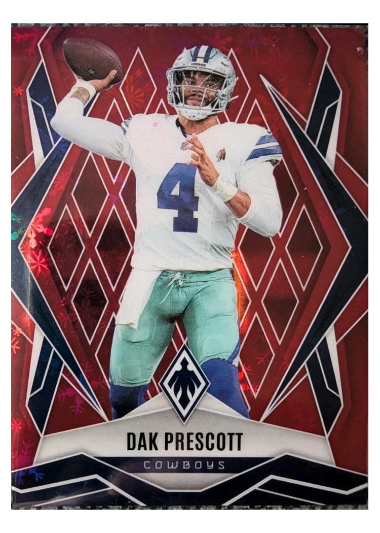 2025 Panini Phoenix Base Set Dak Prescott Red Winter #29 card