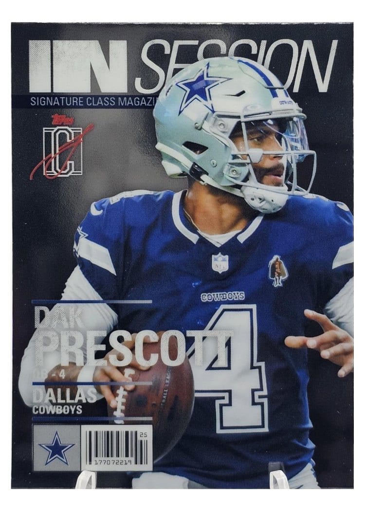2025 Topps Signature Class In Session Dak Prescott #IS-8 card