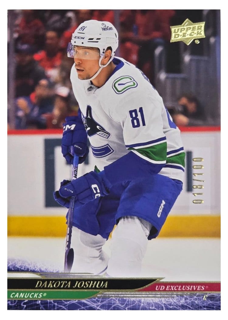 2024-25 Upper Deck Base Set Dakota Joshua Exclusive #424