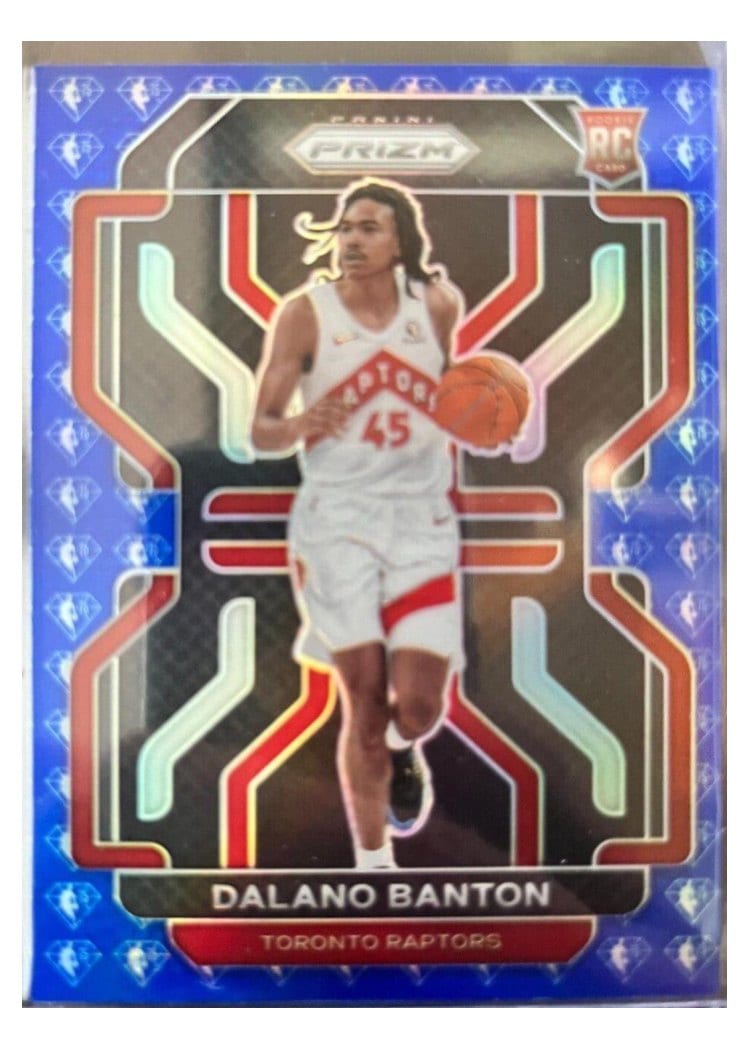 2021-22 Panini Prizm Base Set Dalano Banton #328 card