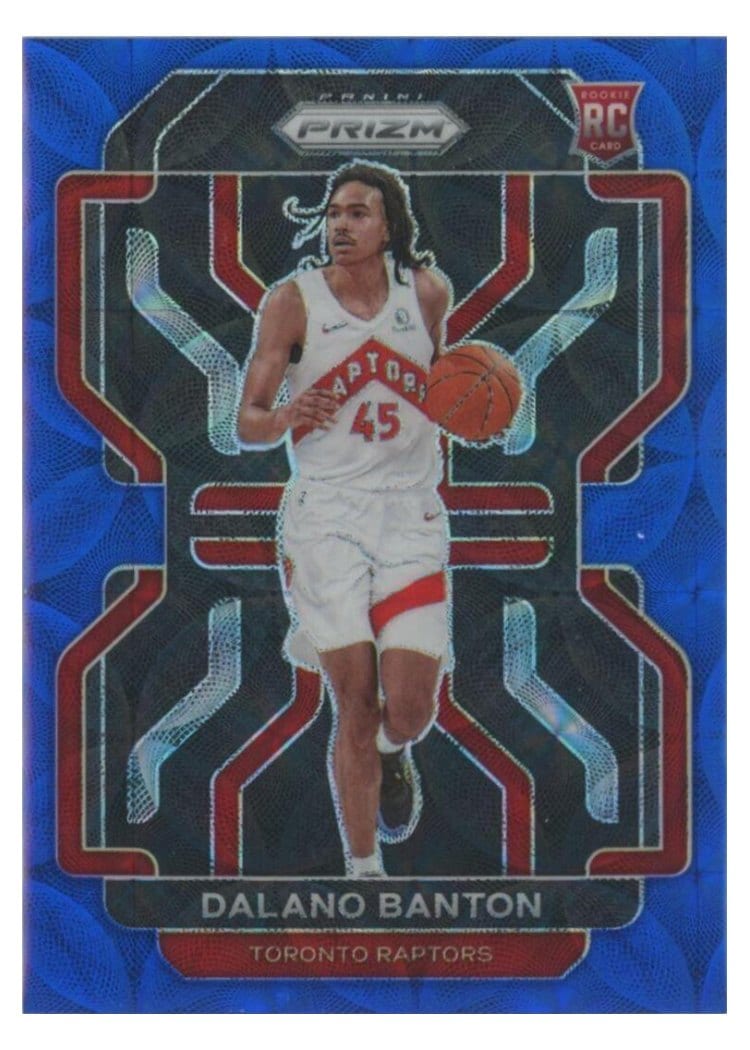 2021-22 Panini Prizm Base Set Dalano Banton #328 card