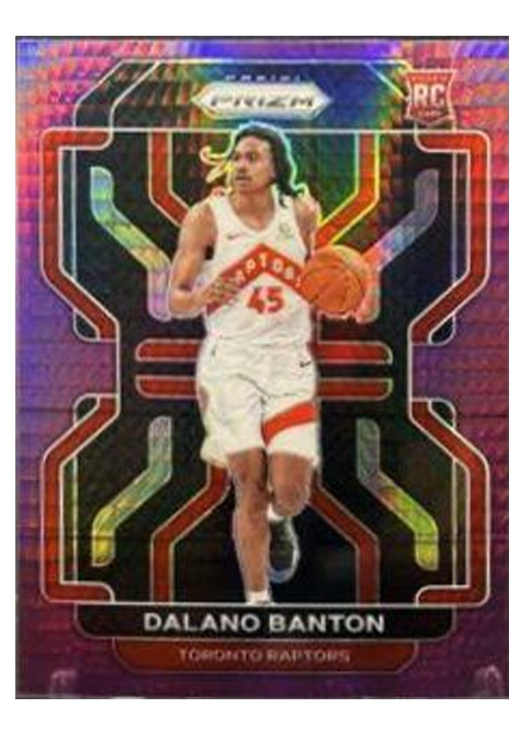 2021-22 Panini Prizm Base Set Dalano Banton #328 card