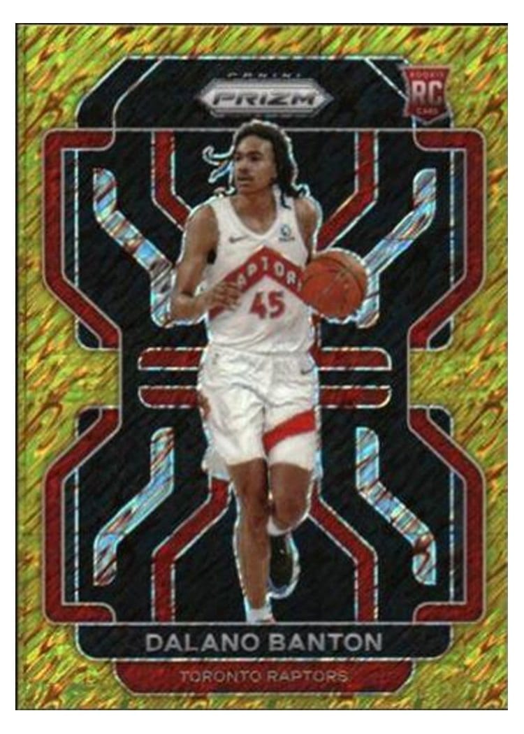 2021-22 Panini Prizm Base Set Dalano Banton #328 card