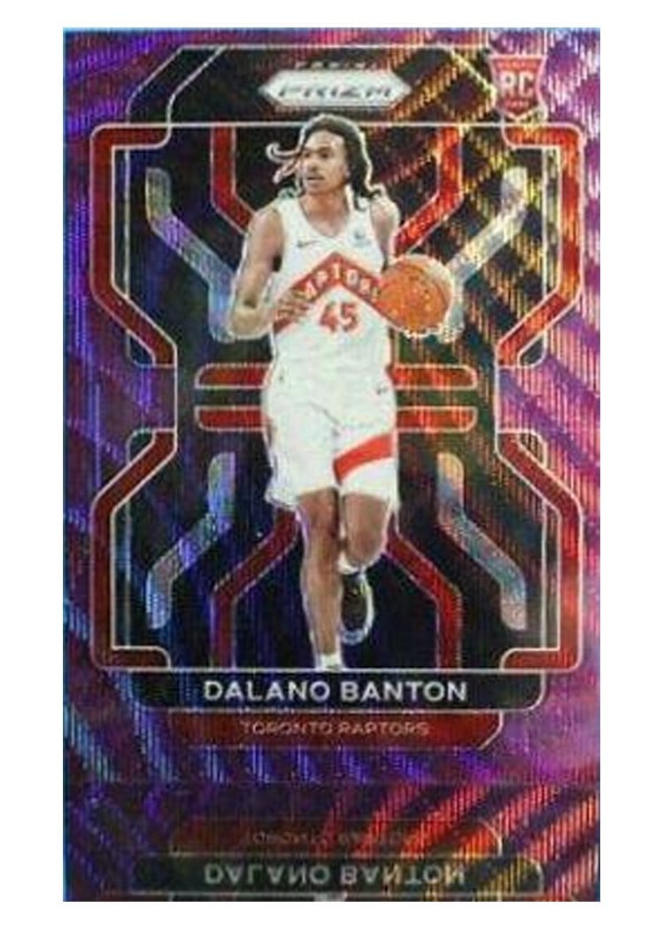 2021-22 Panini Prizm Base Set Dalano Banton #328 card