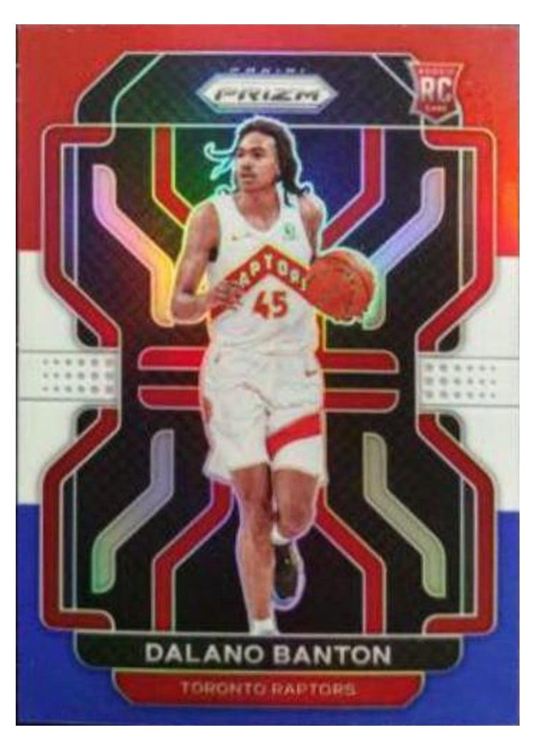 2021-22 Panini Prizm Base Set Dalano Banton #328 card