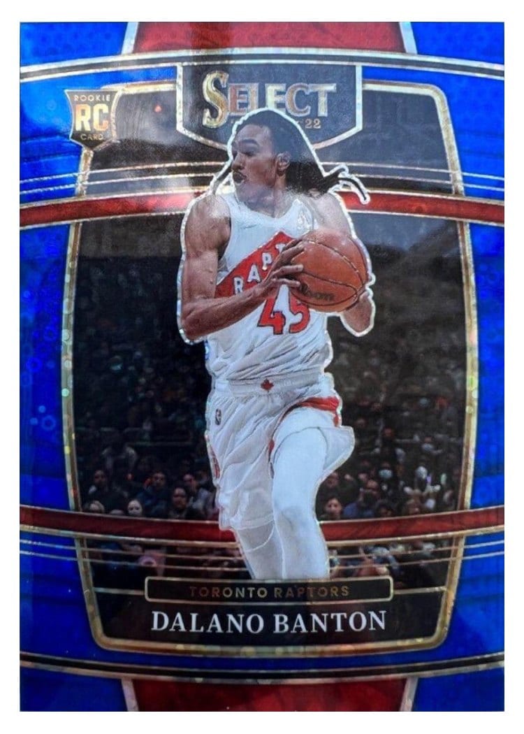 2021-22 Panini Select Base Set Dalano Banton #91 card