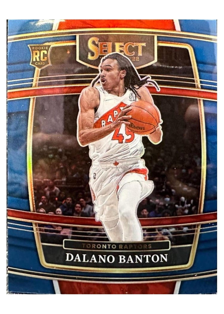 2021-22 Panini Select Base Set Dalano Banton #91 card