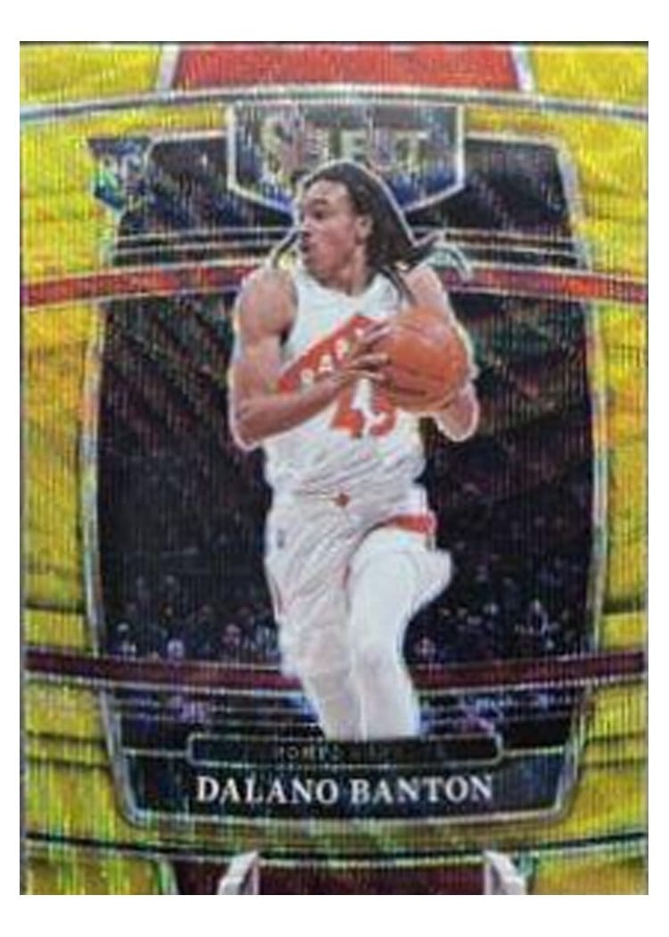 2021-22 Panini Select Base Set Dalano Banton #91 card