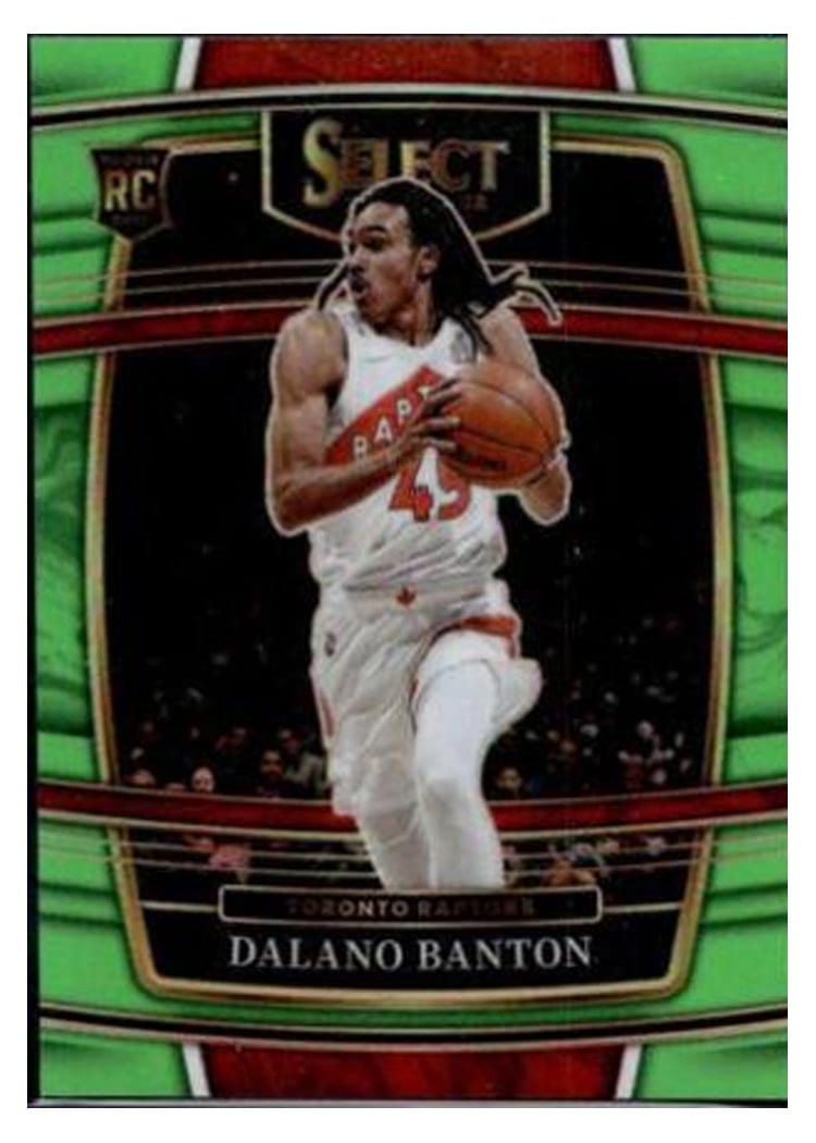 2021-22 Panini Select Base Set Dalano Banton #91 card