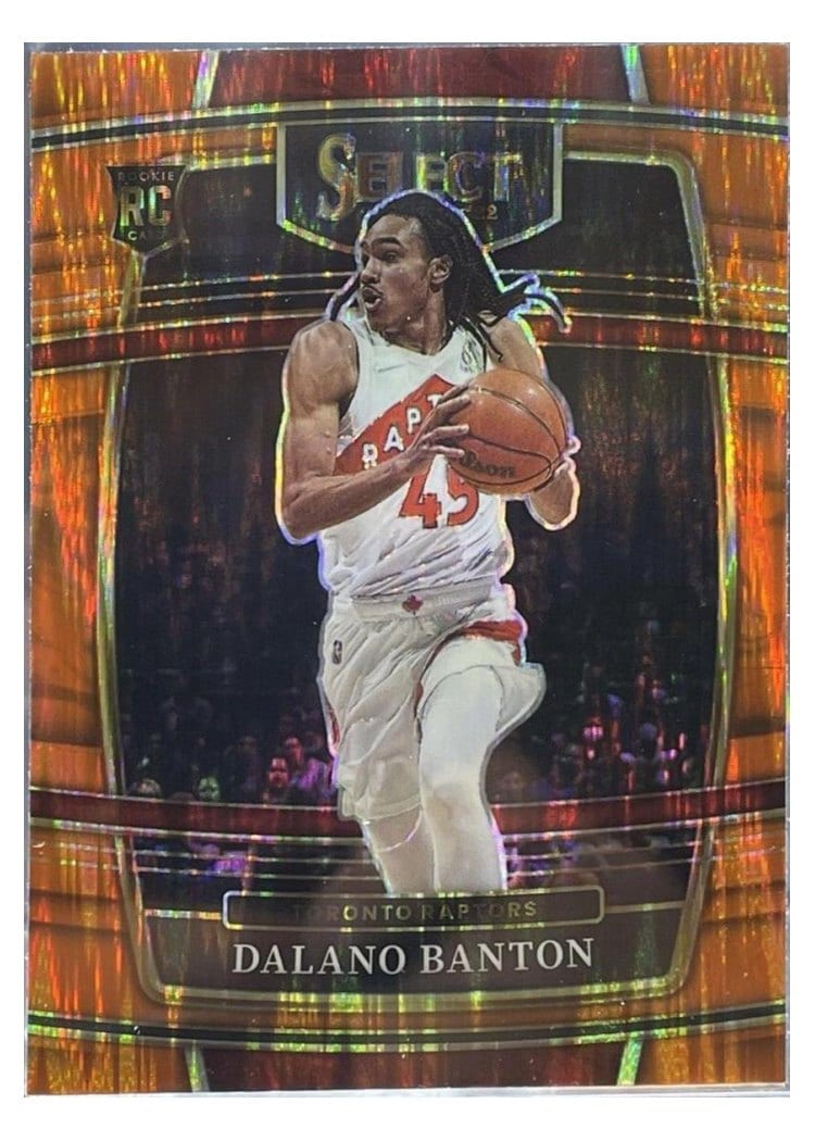 2021-22 Panini Select Base Set Dalano Banton #91 card