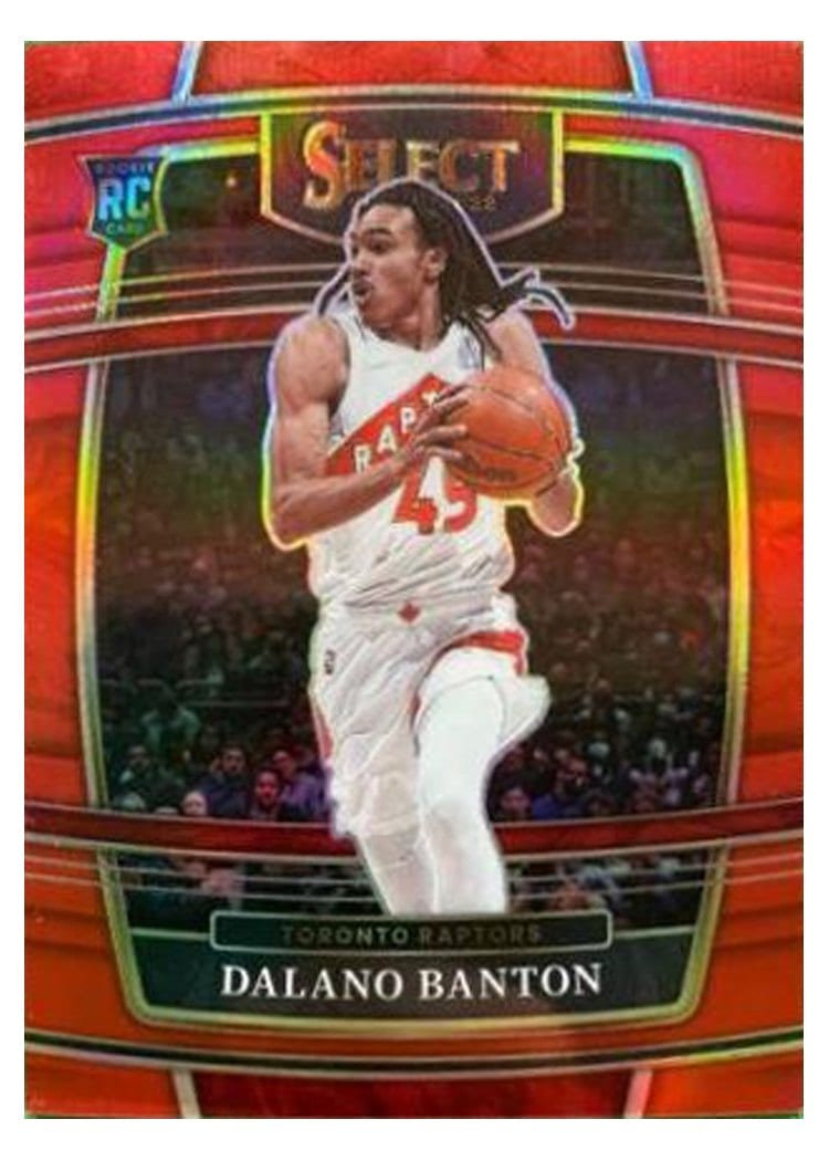 2021-22 Panini Select Base Set Dalano Banton #91 card