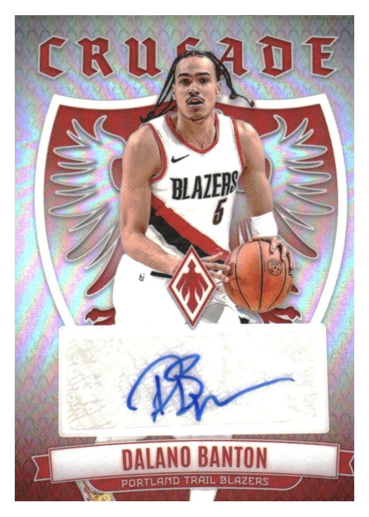 2023-24 Panini Phoenix Crusade Signatures Dalano Banton #CS-DBA card