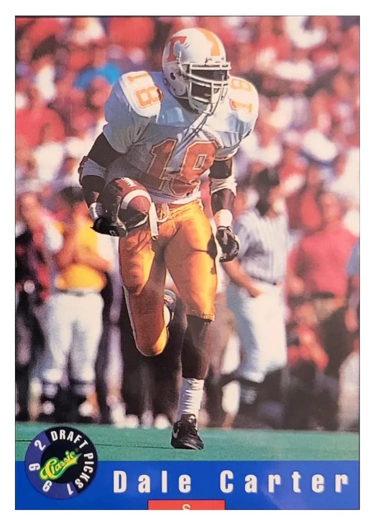 1992 Classic Draft Picks Dale Carter #37 card