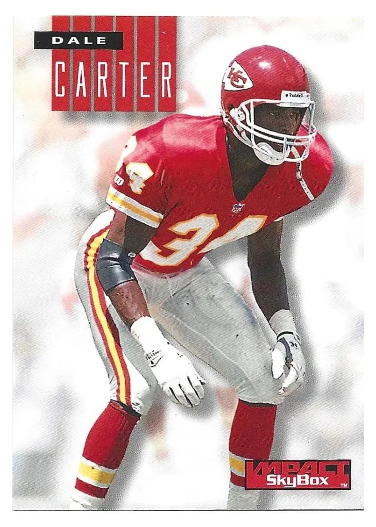 1994 Skybox Impact Dale Carter #119 card