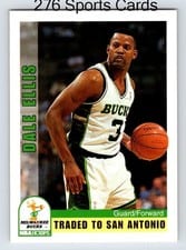 1992-93 Hoops Base Set Dale Ellis #126 card