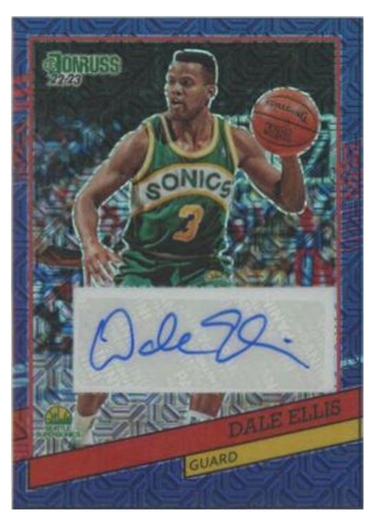 2022-23 Donruss Optic Retro Series Signatures Dale Ellis #RSS-DEL