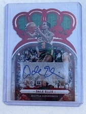 2022-23 Panini Crown Royale Crown Autographs Dale Ellis #CA-DEL card