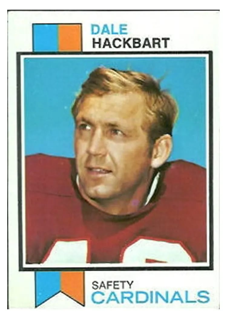 1973 Topps Dale Hackbart #428 card
