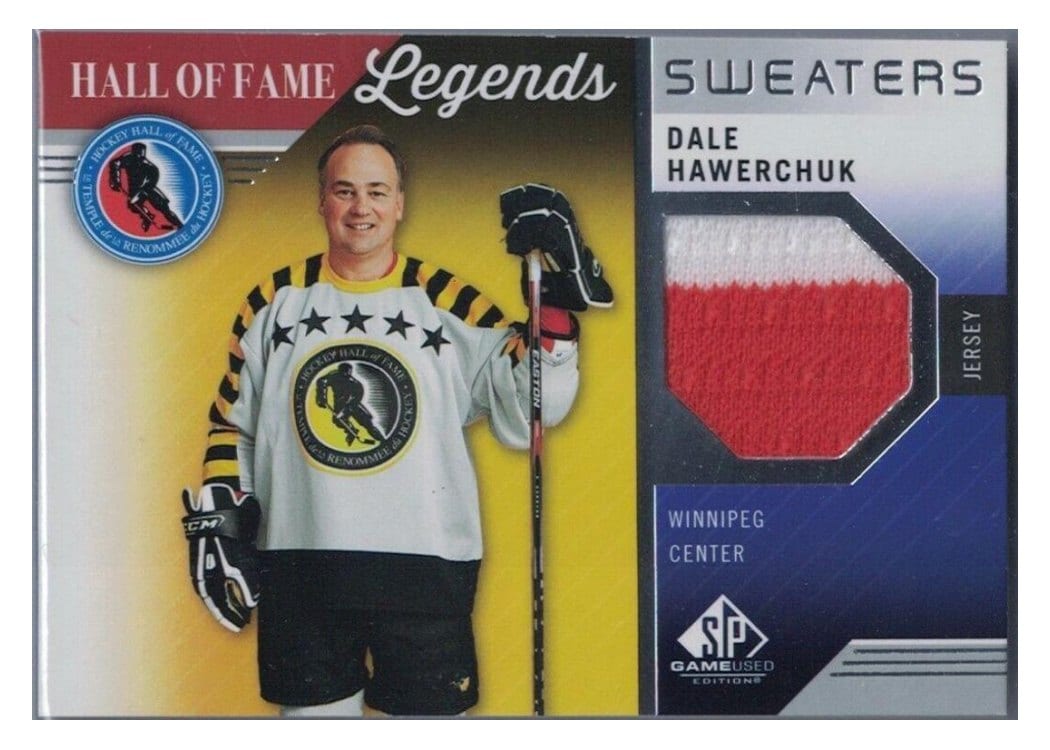 2021-22 SP Game Used HOF Legends Sweaters Dale Hawerchuk #HOF-DH card