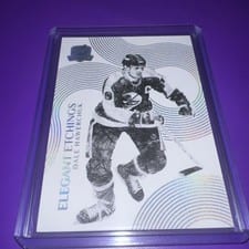 2024-25 Upper Deck The Cup Elegant Etchings Dale Hawerchuk #EL-DH card
