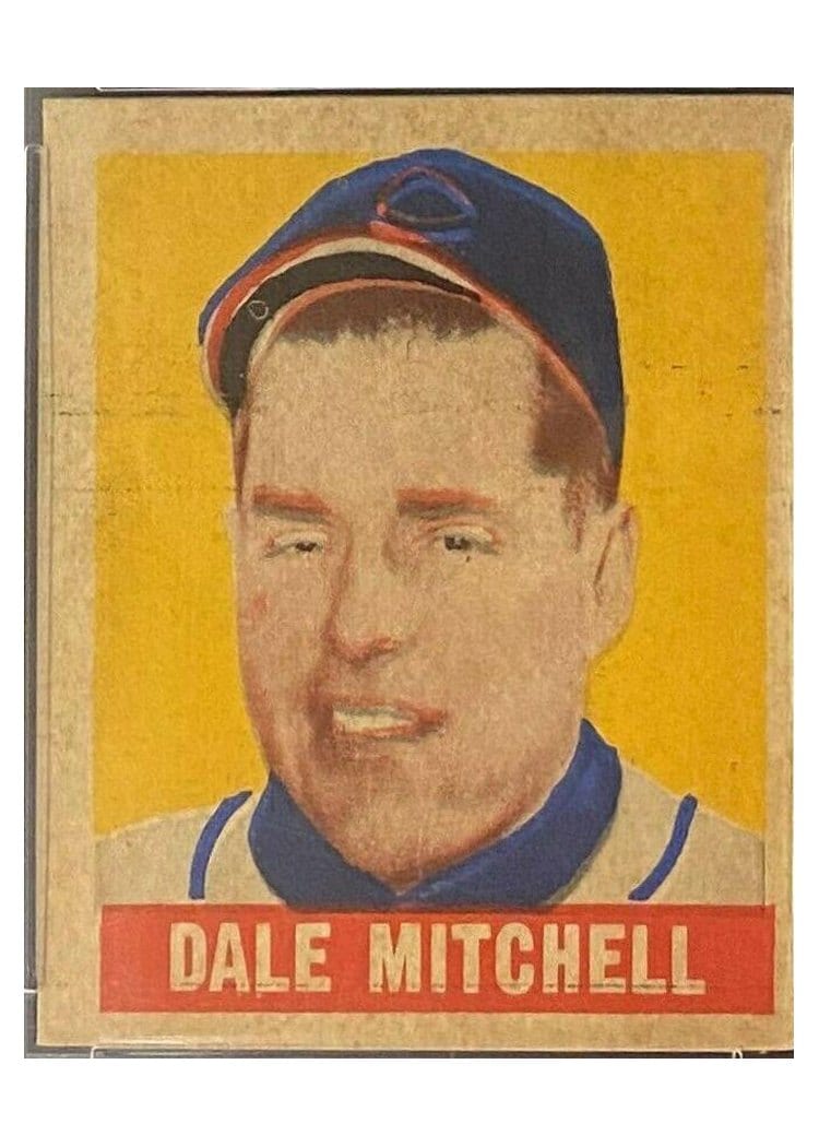 1948 Leaf Dale Mitchell #165 card