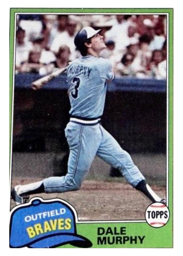 1981 Topps Dale Murphy #504 card