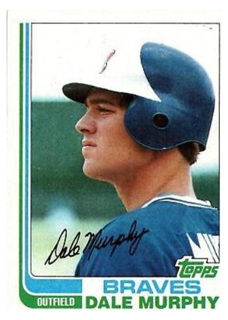 1982 Topps Dale Murphy #668 card