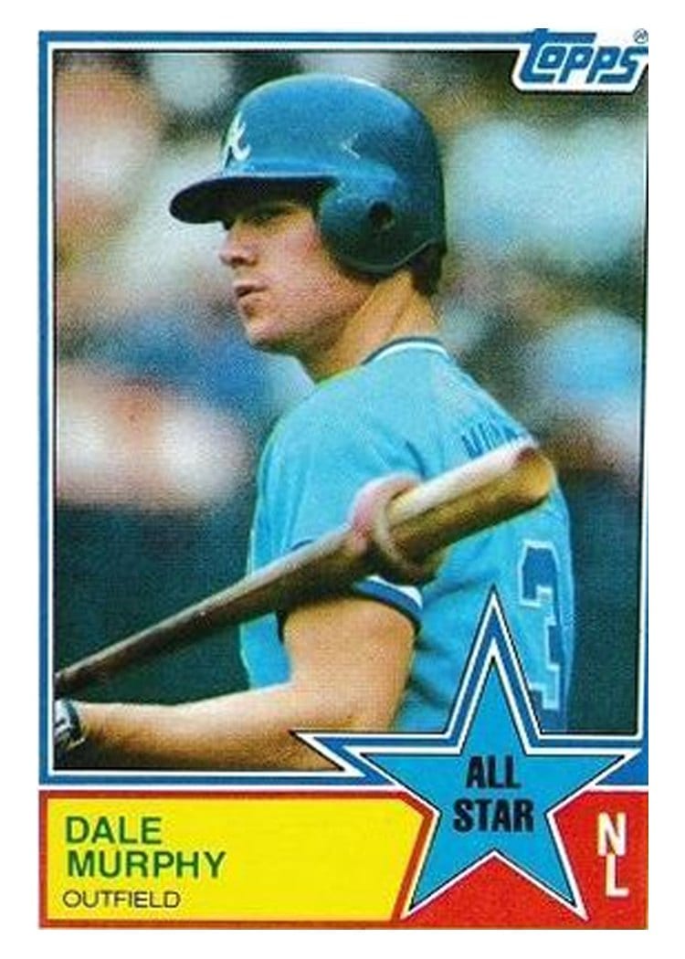 1983 Topps Dale Murphy #401 card