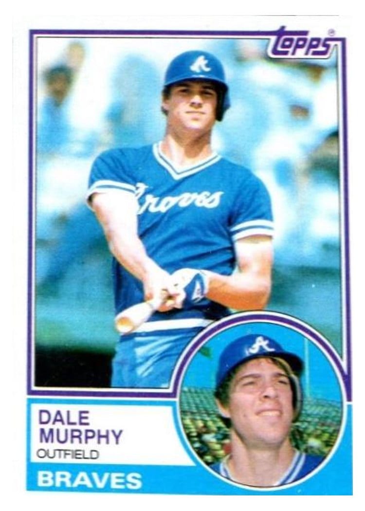 1983 Topps Dale Murphy #760 card