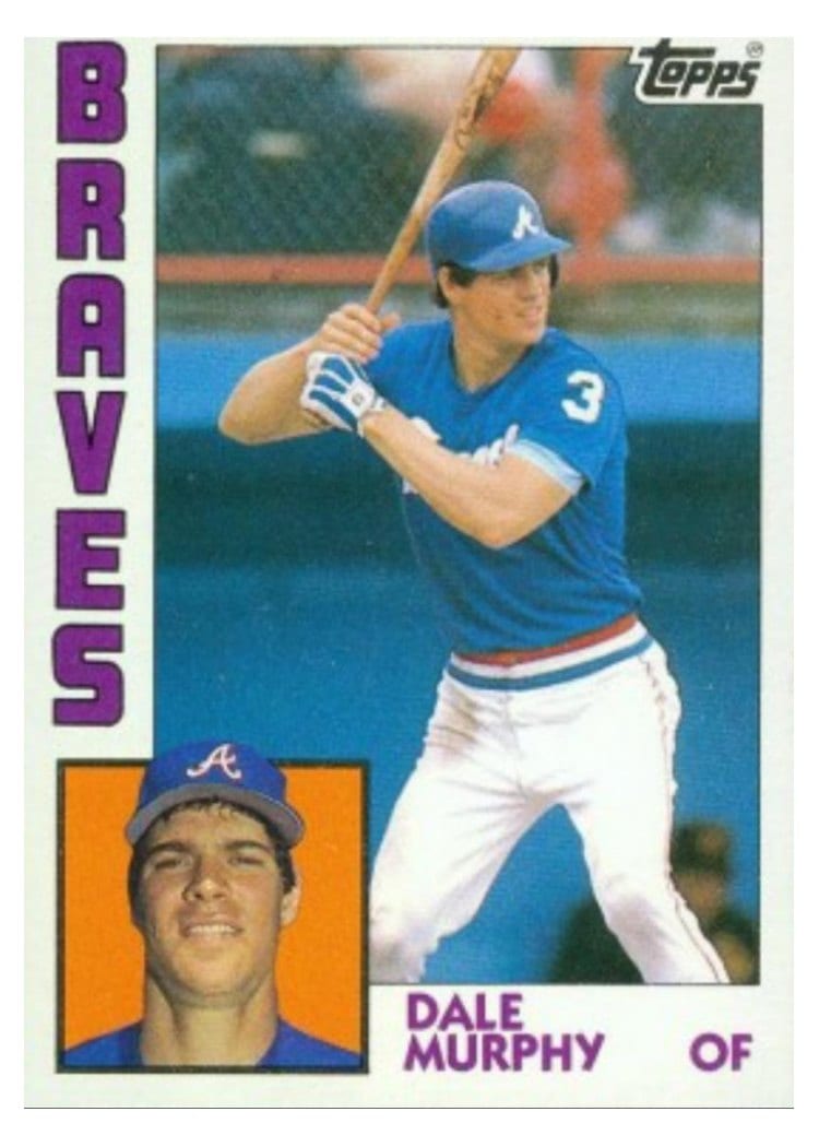 1984 Topps Dale Murphy #150 card