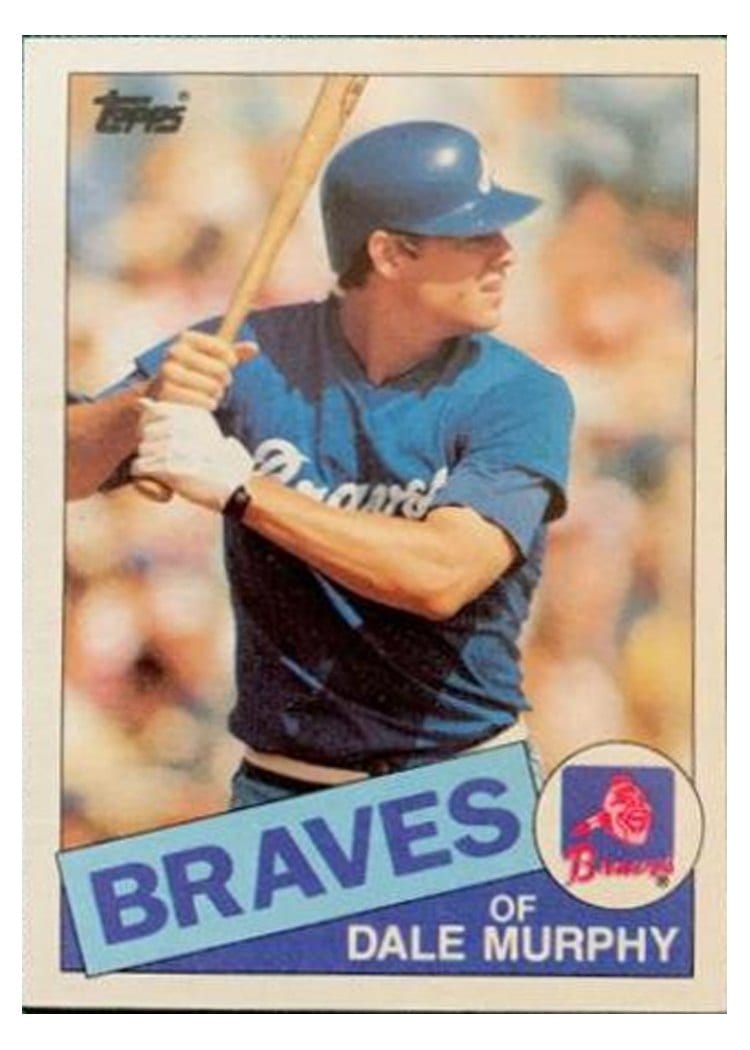 1985 Topps Dale Murphy #320 card