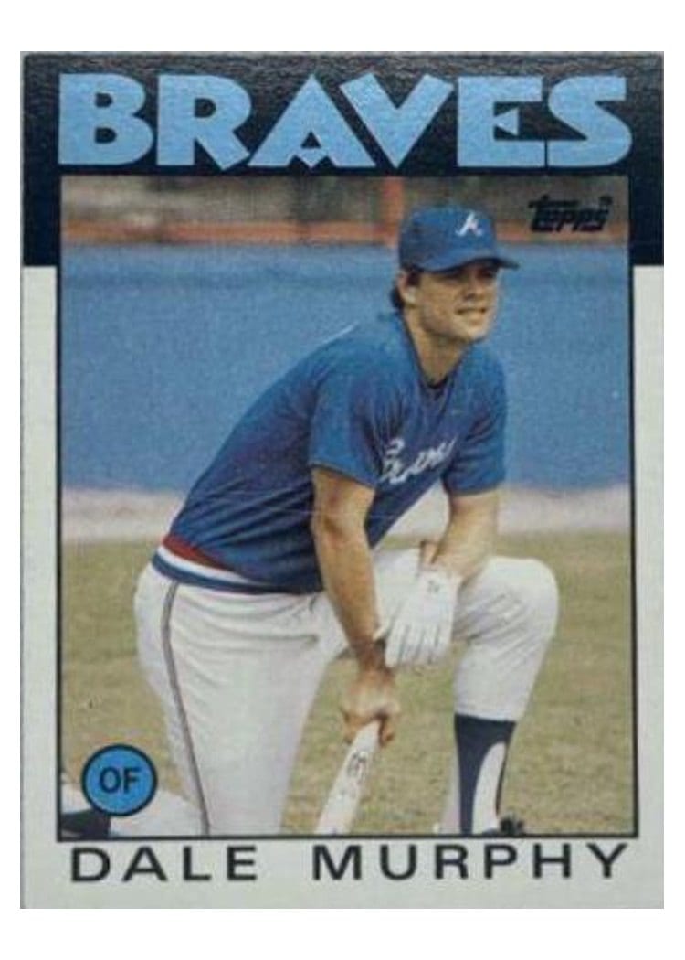 1986 Topps Dale Murphy #600 card