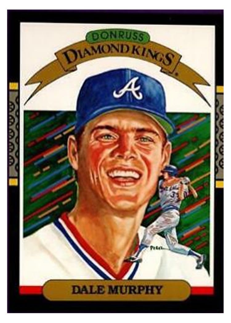 1987 Donruss Dale Murphy #3 card