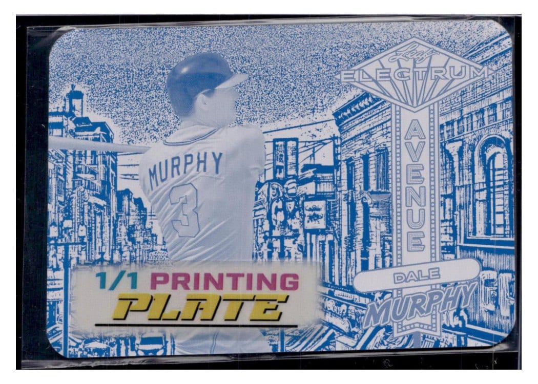 2024 Leaf Electrum Baseball Electrum Avenue Dale Murphy #EA-DM1 card