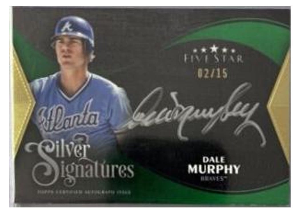 2024 Topps Five Star Silver Signatures Autographs Dale Murphy #SS-DM card