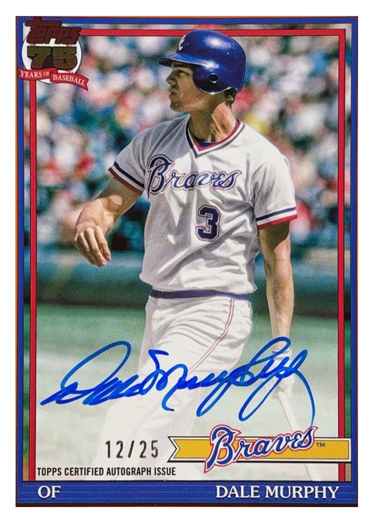 2026 Topps 1991 Topps Autographs Dale Murphy #91A-DMU card