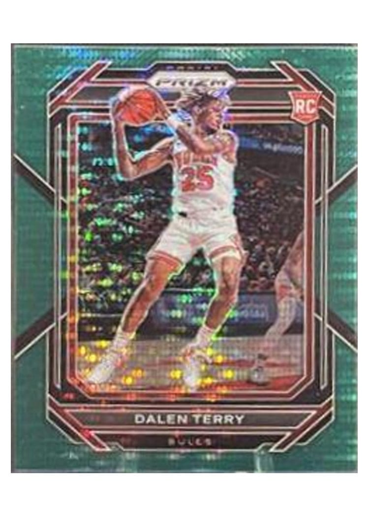 2022-23 Panini Prizm Base Set Dalen Terry Green Pulsar Prizm #240 card