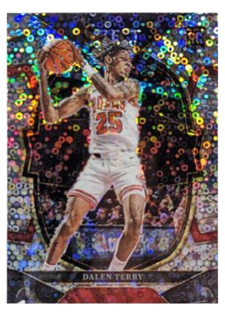 2022-23 Panini Select Base Set Dalen Terry Disco Prizm #275 card