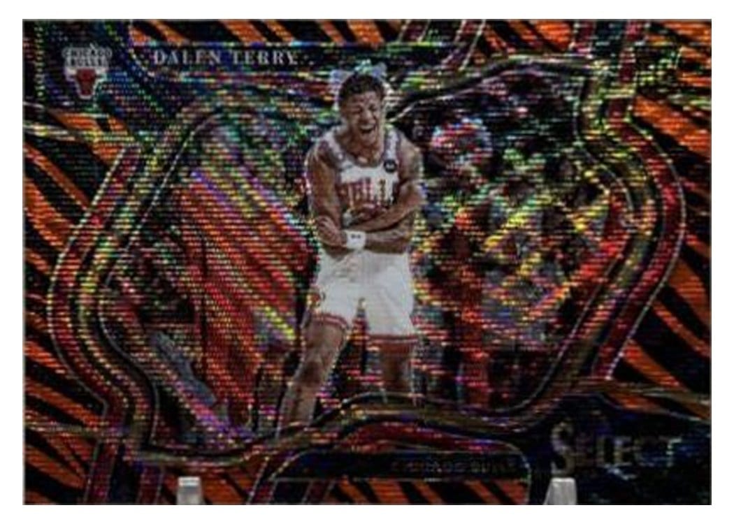 2022-23 Panini Select Base Set Dalen Terry Tiger Prizm #275 card