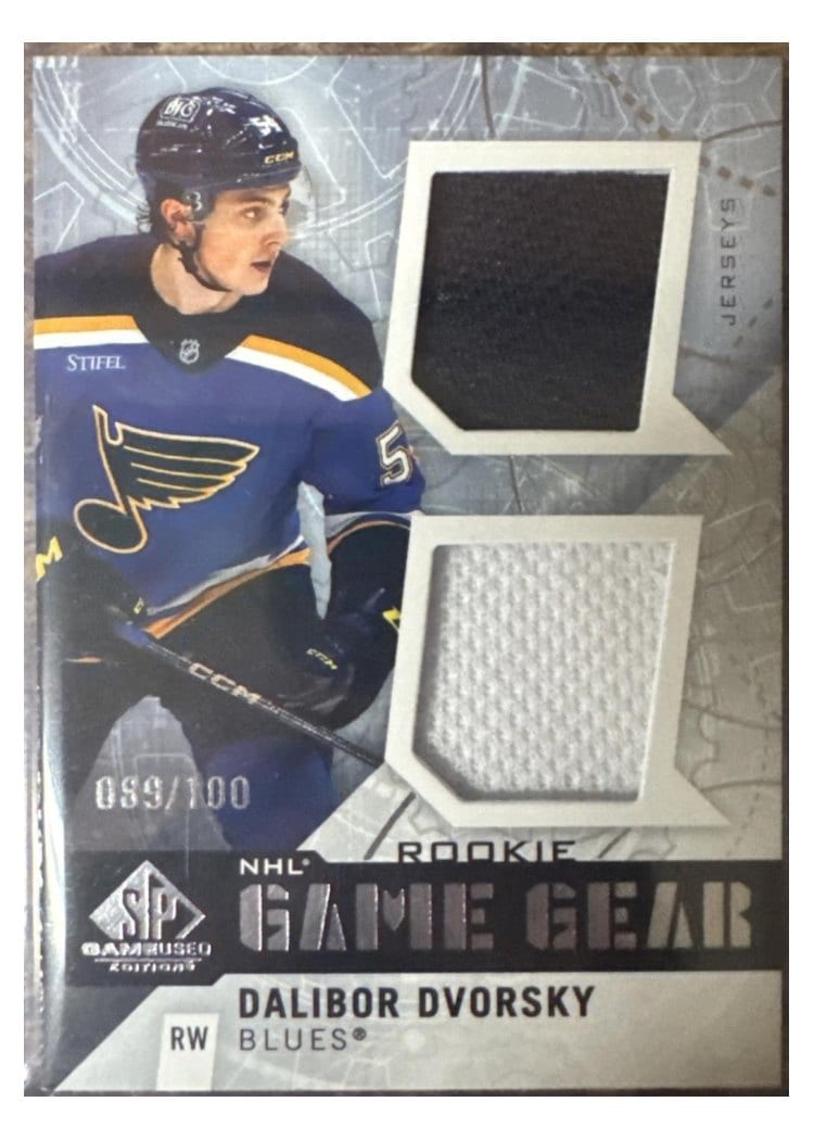 2025-26 SP Game Used Game Gear Dalibor Dvorsky #GG-DD card