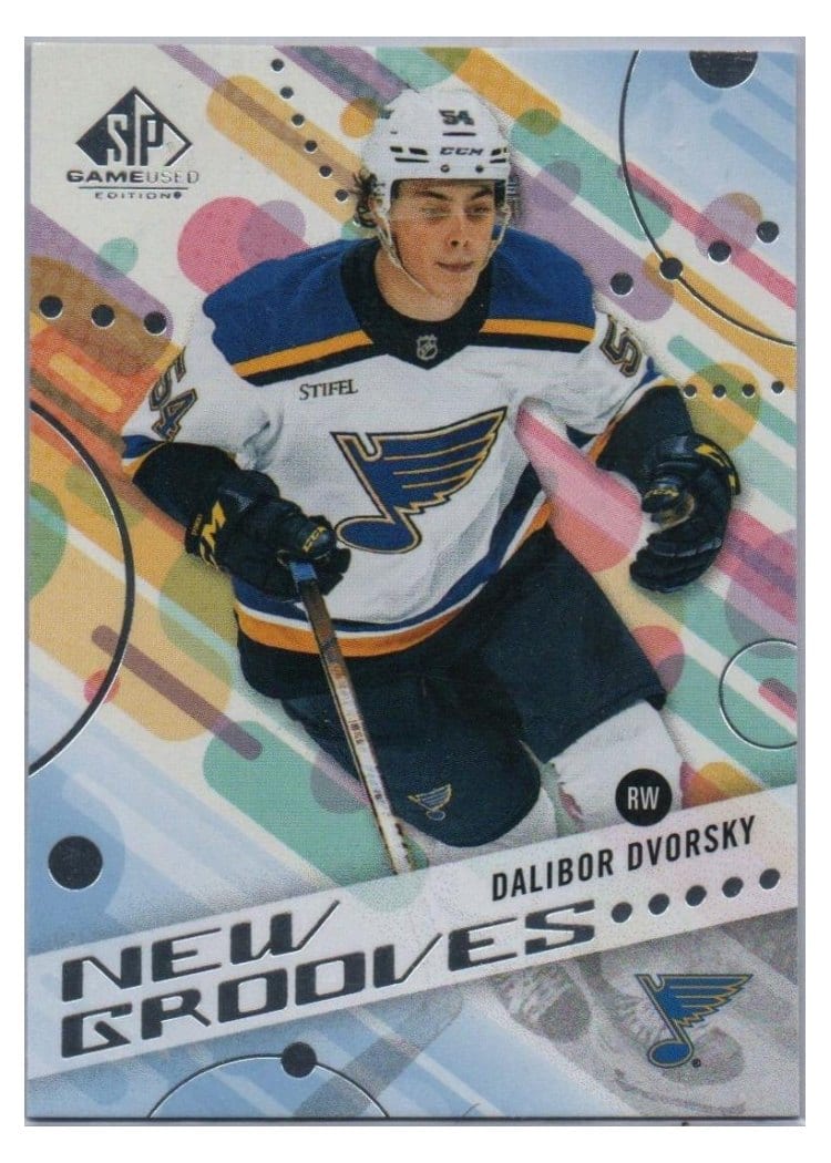 2025-26 SP Game Used New Grooves Dalibor Dvorsky #NG-18 card